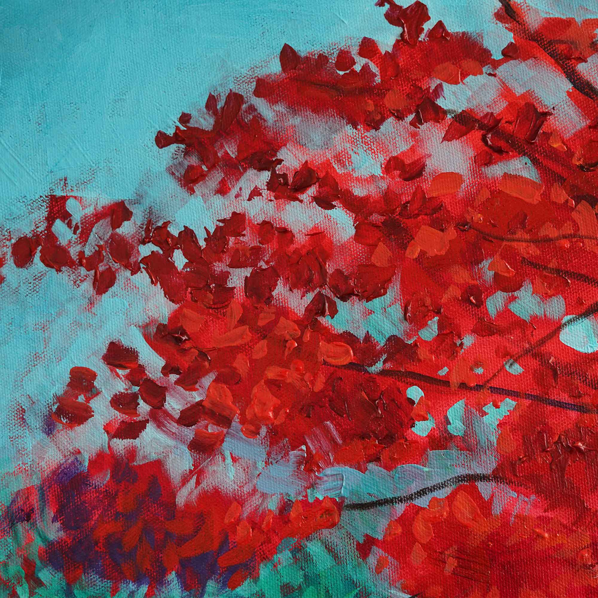 "The Radiant Maple" - Original Oil Painting