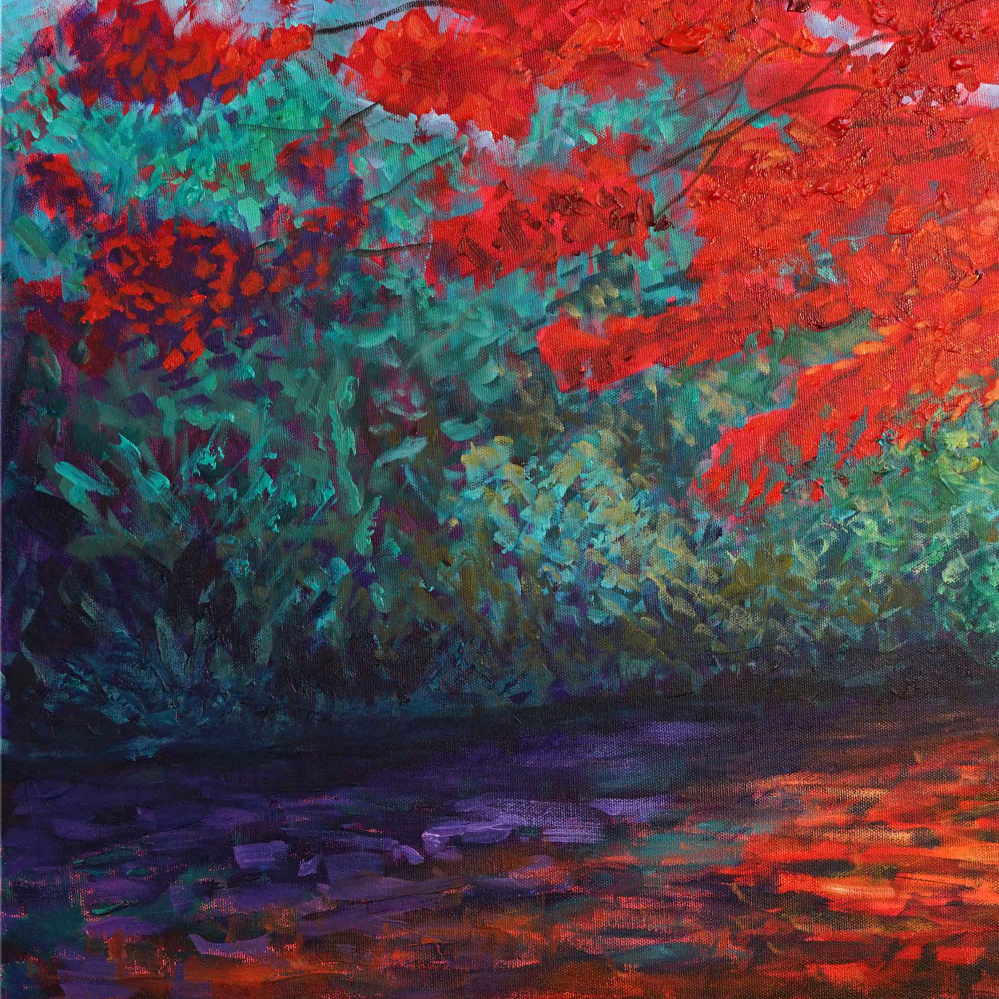 "The Radiant Maple" - Original Oil Painting