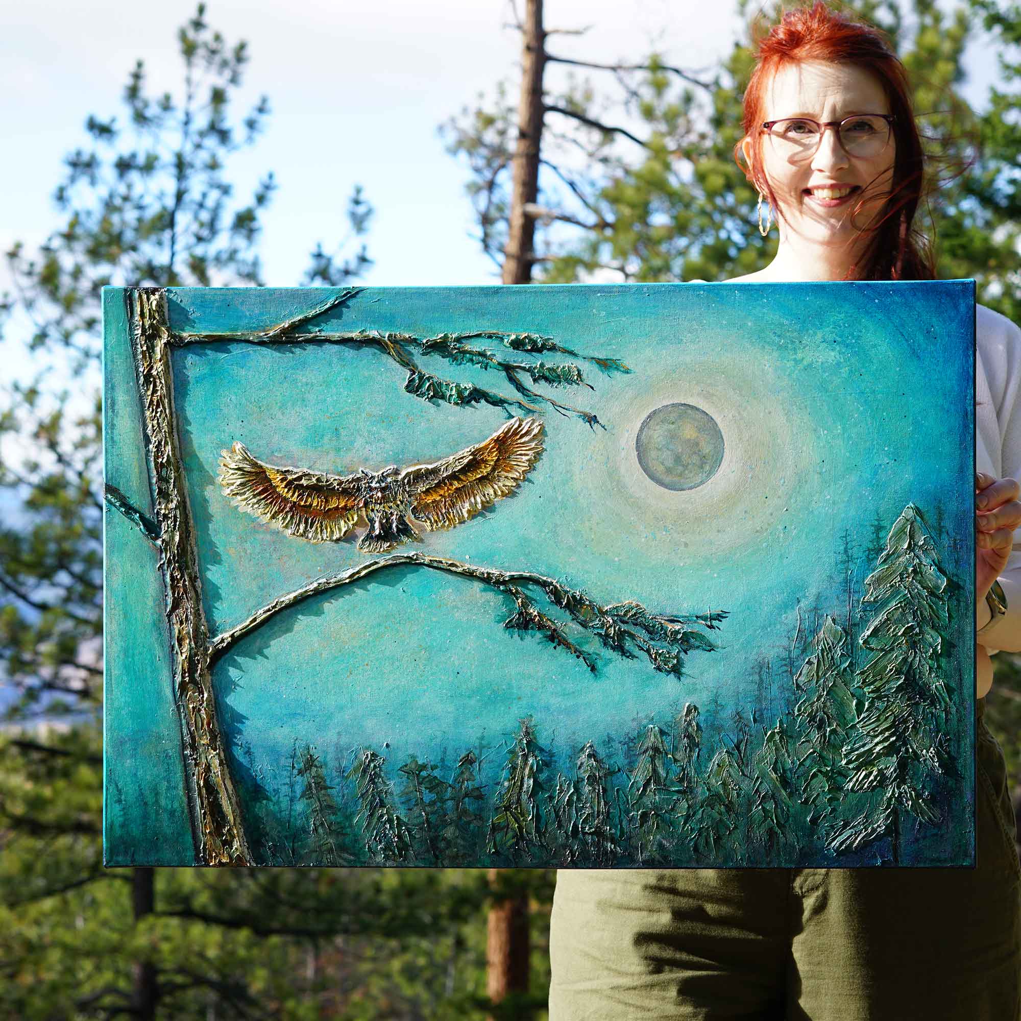 “Full Moon Whisper” - Original Painting