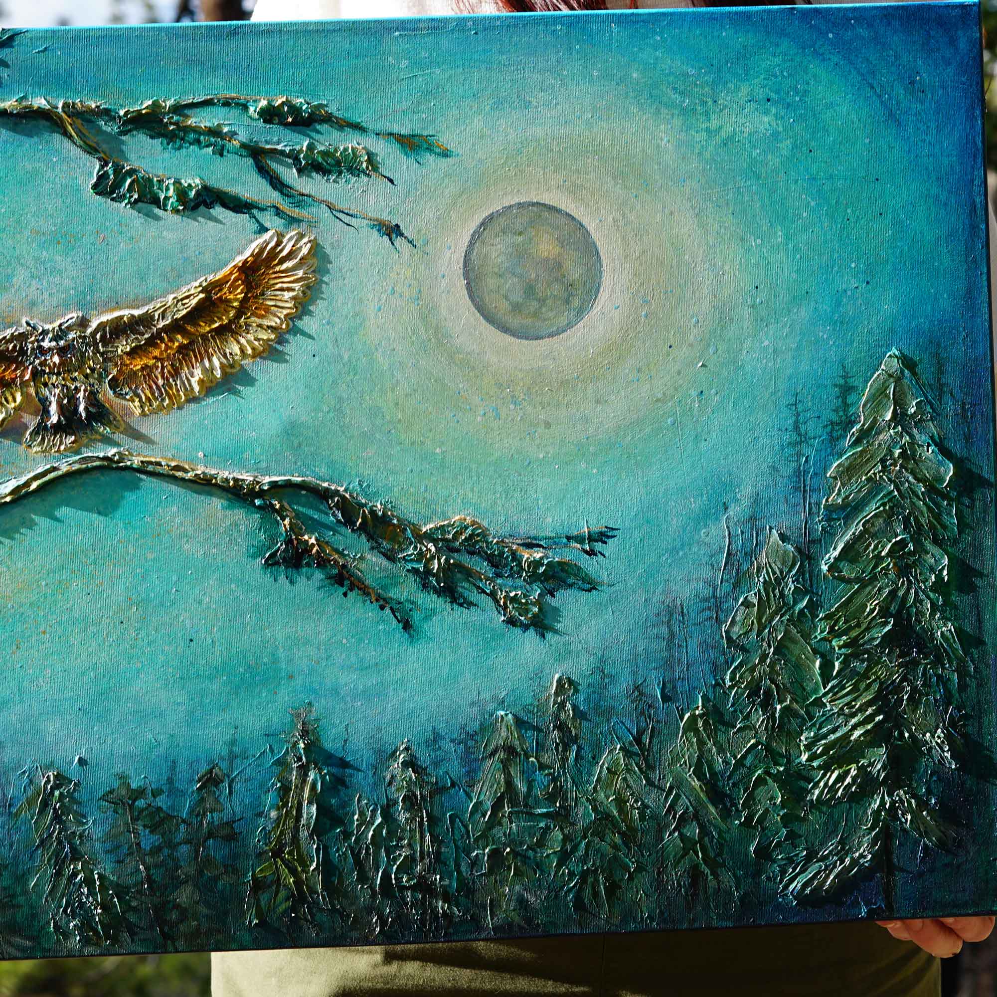 “Full Moon Whisper” - Original Painting