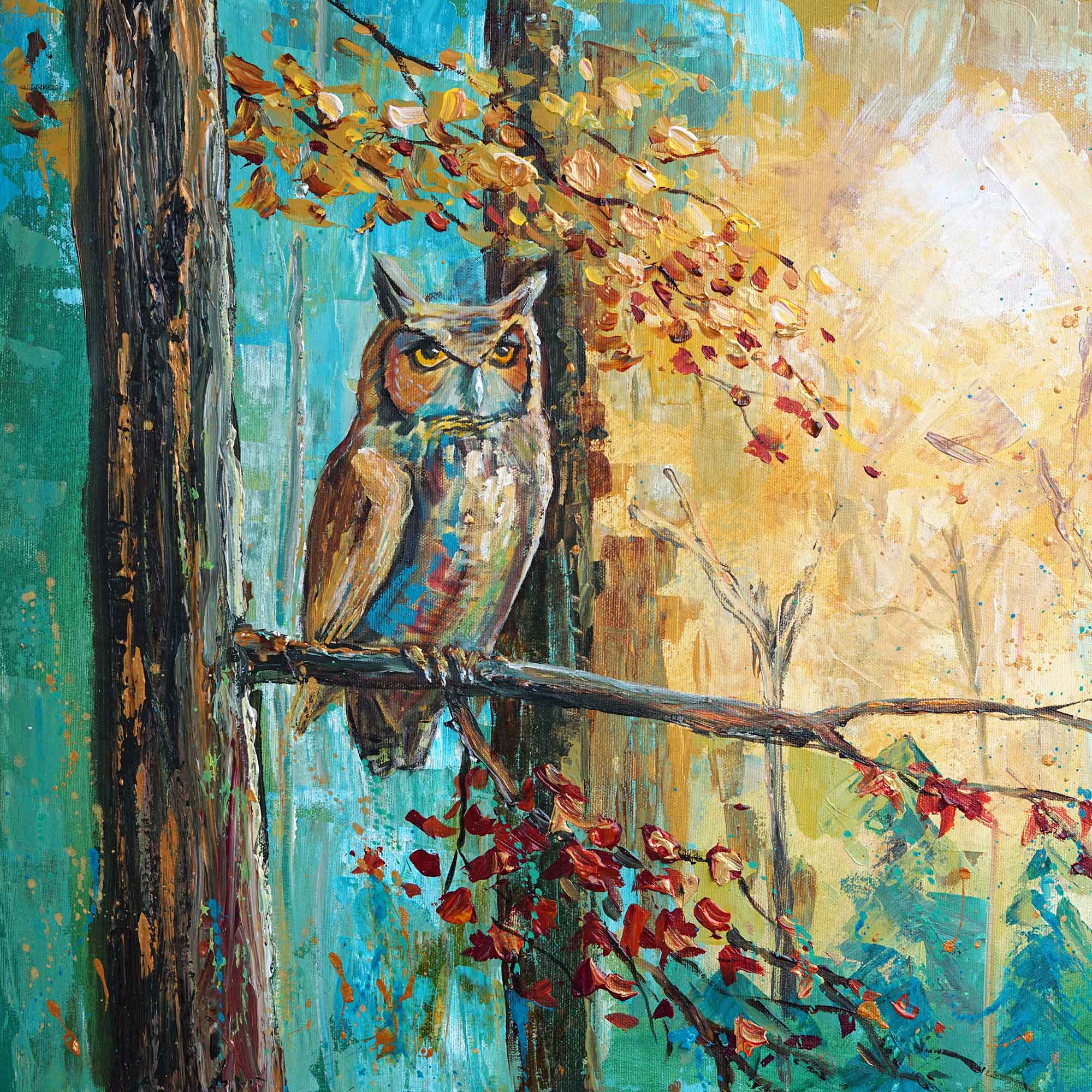 "Watcher of the Dawn" - Original Painting