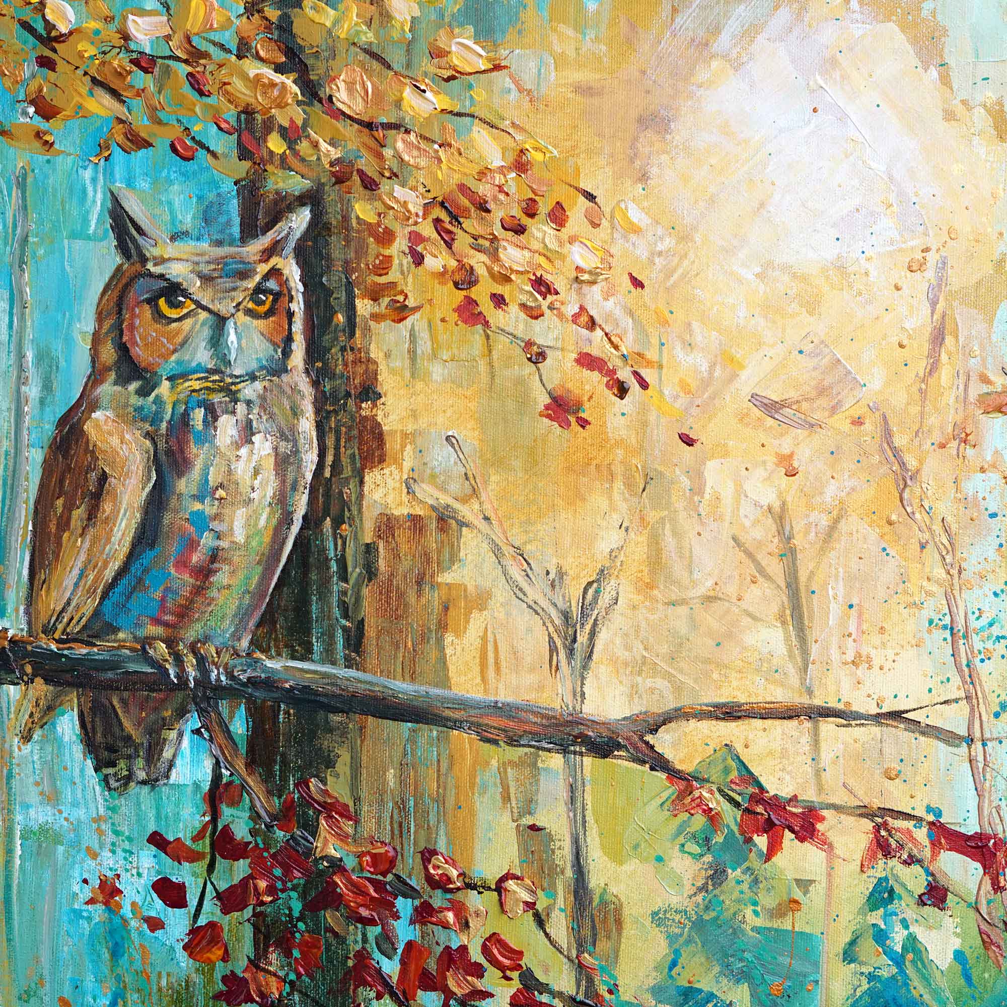 "Watcher of the Dawn" - Original Painting