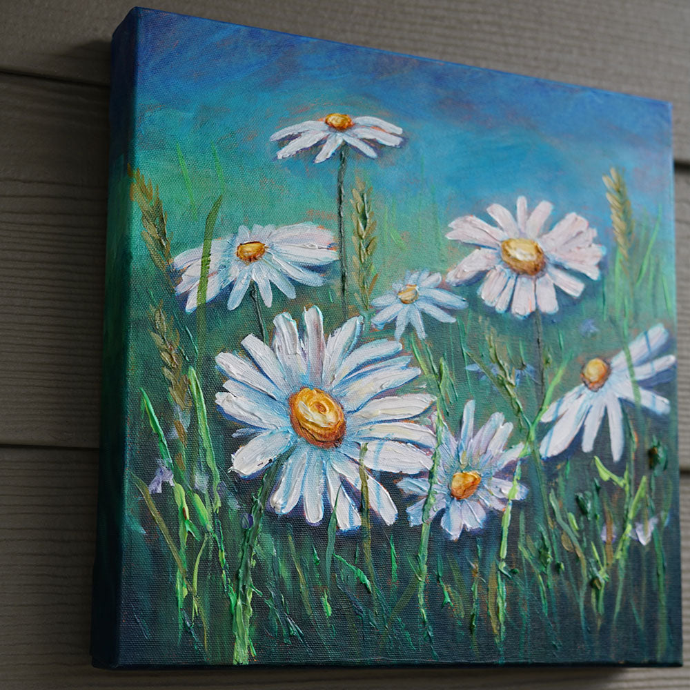 "Daisy Play" - Original Oil Painting 🔴 SOLD