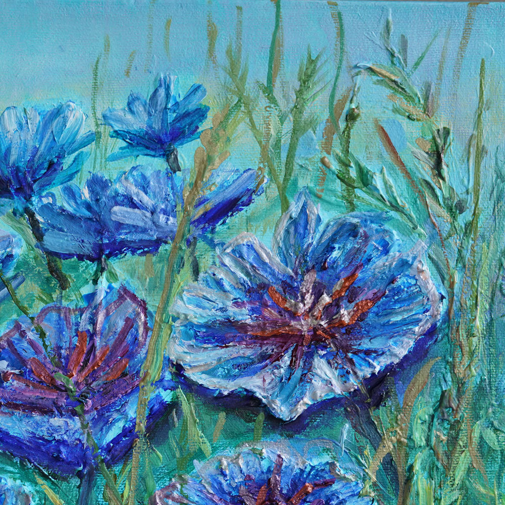 "Cornflowers" - Original Oil Painting  🔴 SOLD
