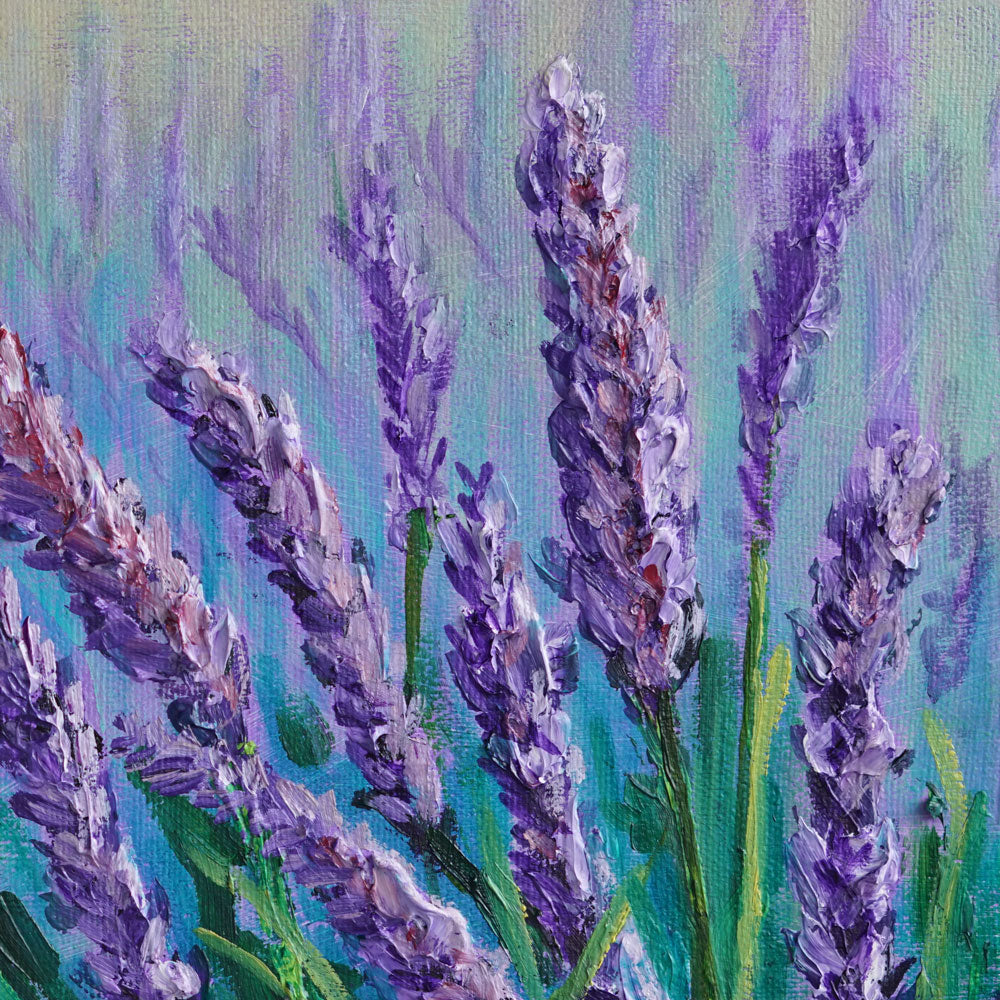 "Lush Lavender" - Original Oil Painting