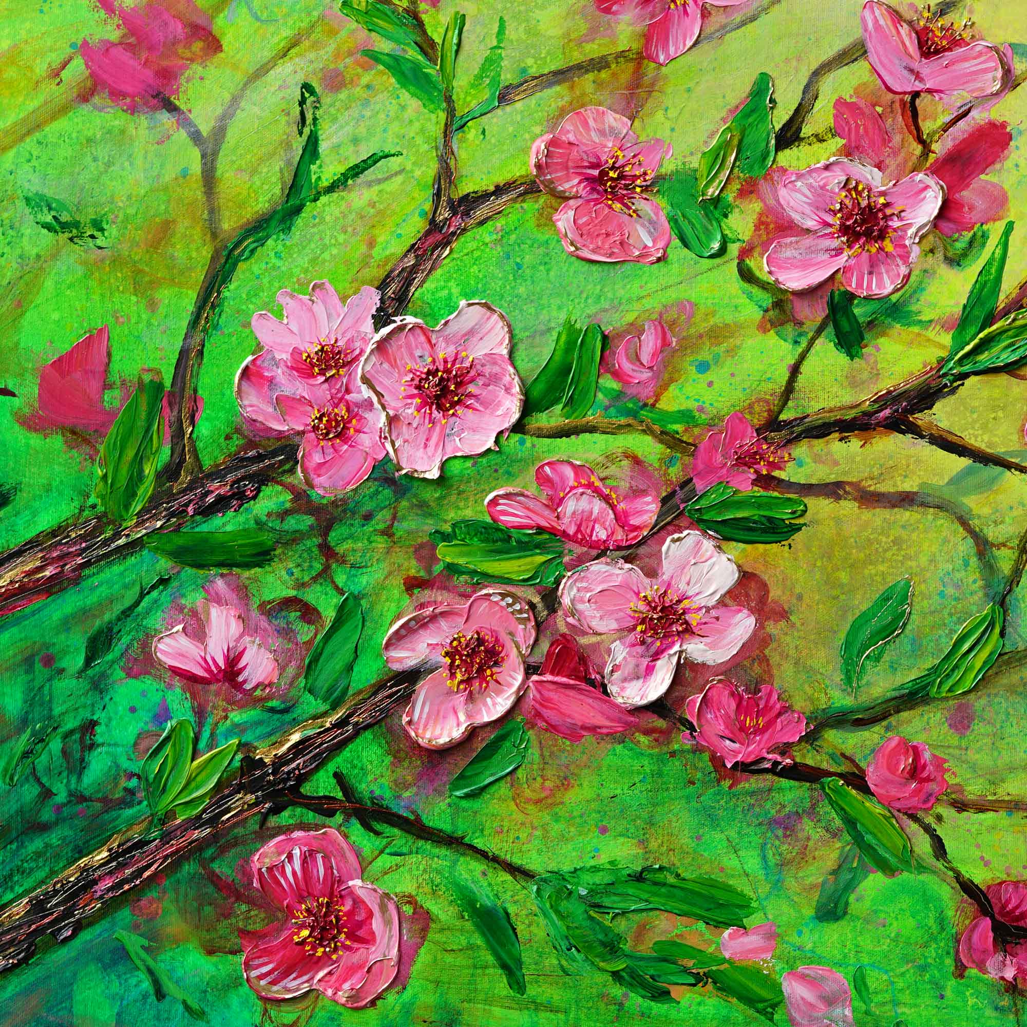 "Emerald Awakening" – Original Painting