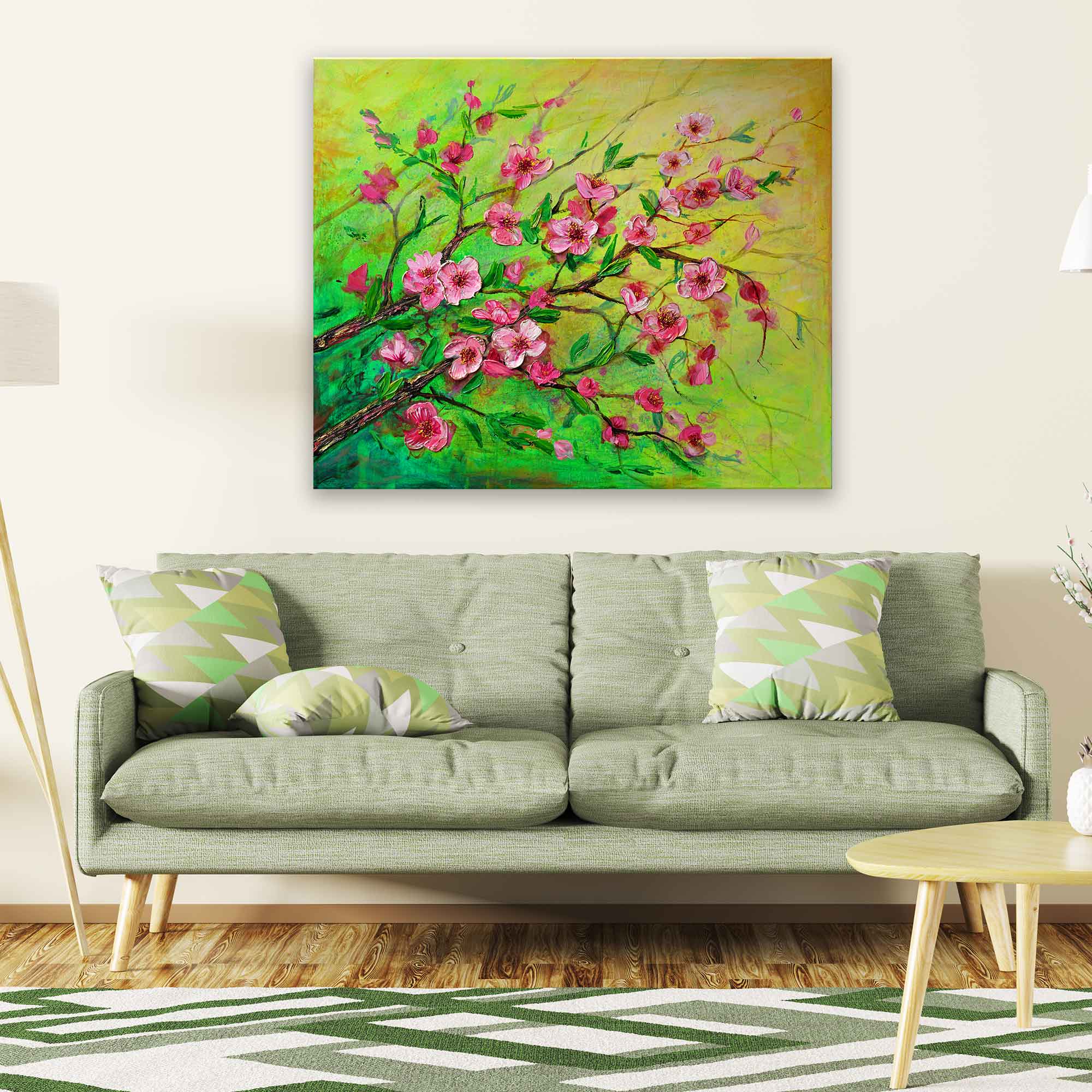 "Emerald Awakening" – Original Painting