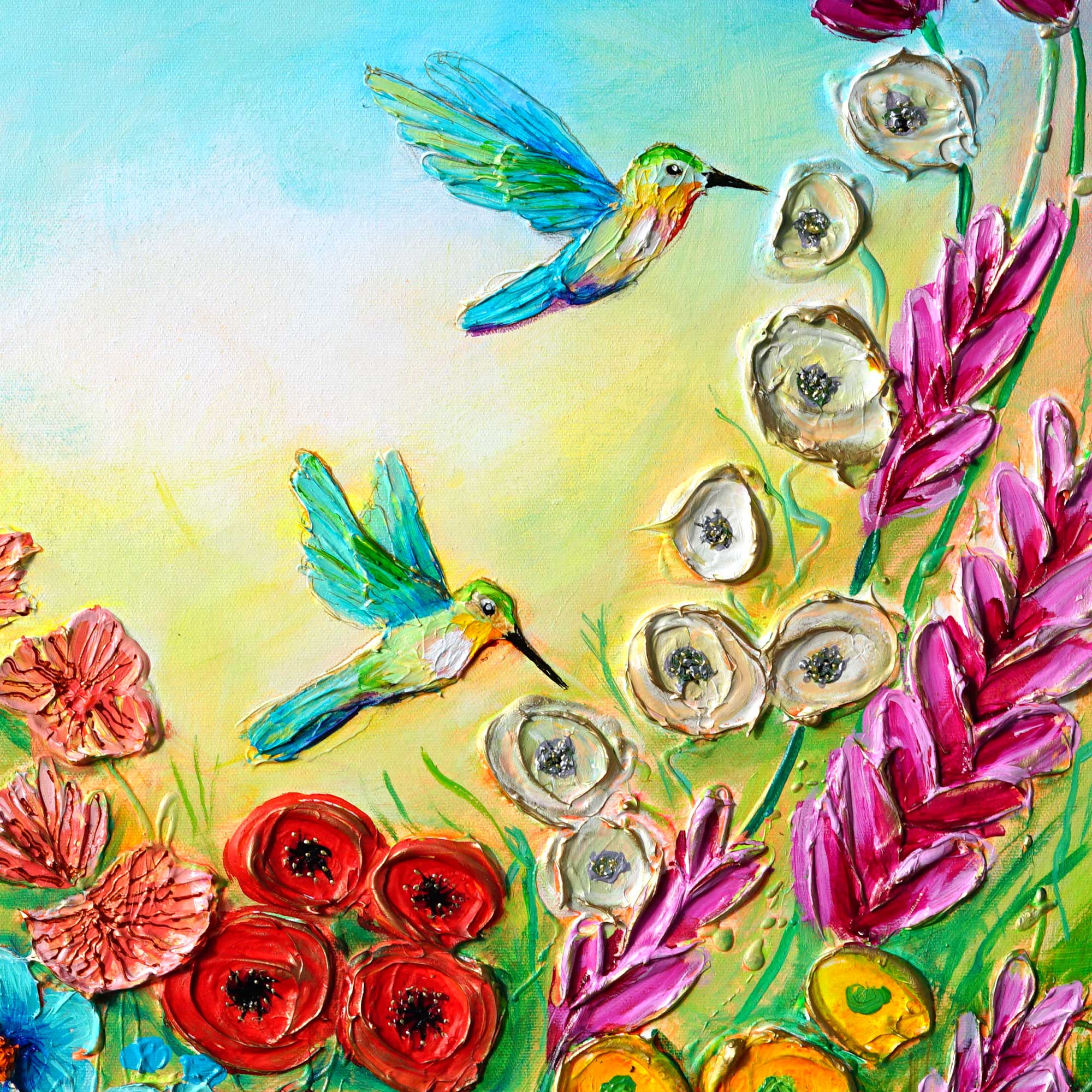 “Hummingbird Flight” - Original Painting