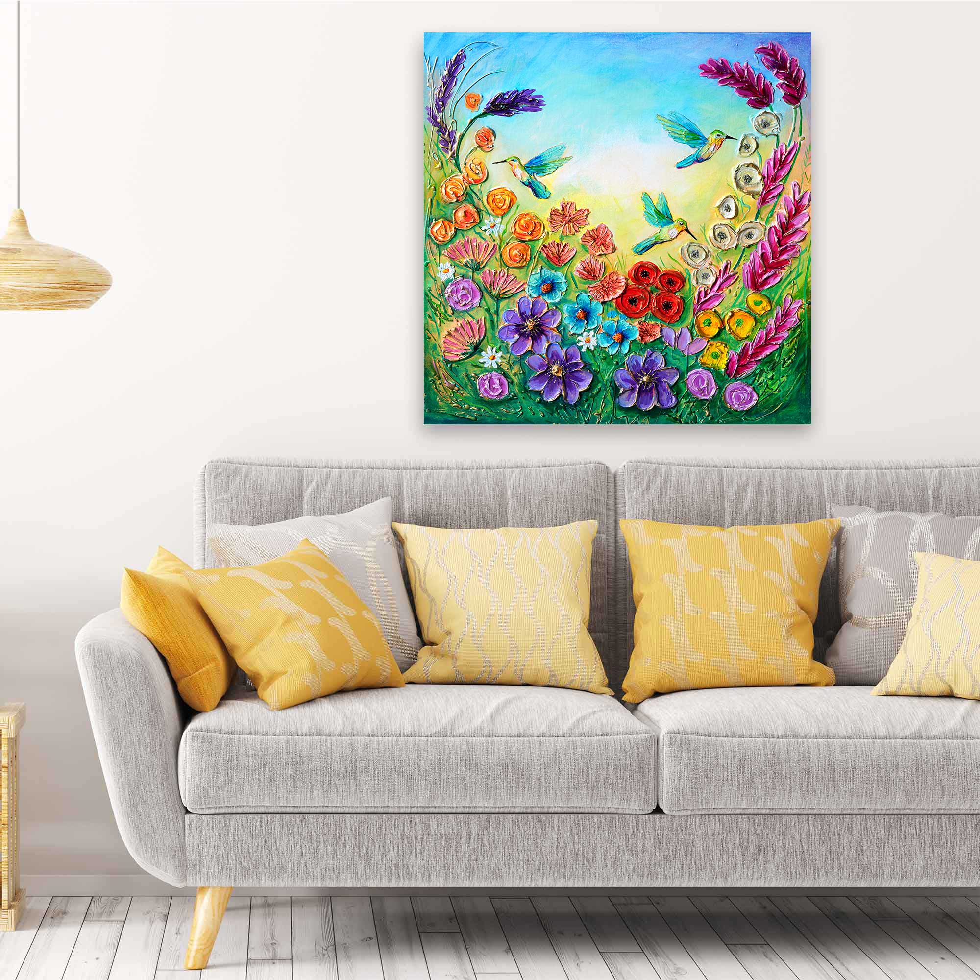 “Hummingbird Flight” - Original Painting
