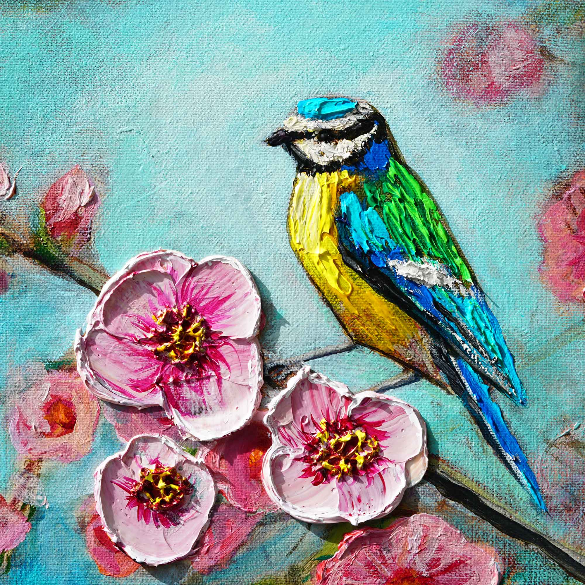 "Where Blossoms Sing"  - Original Painting