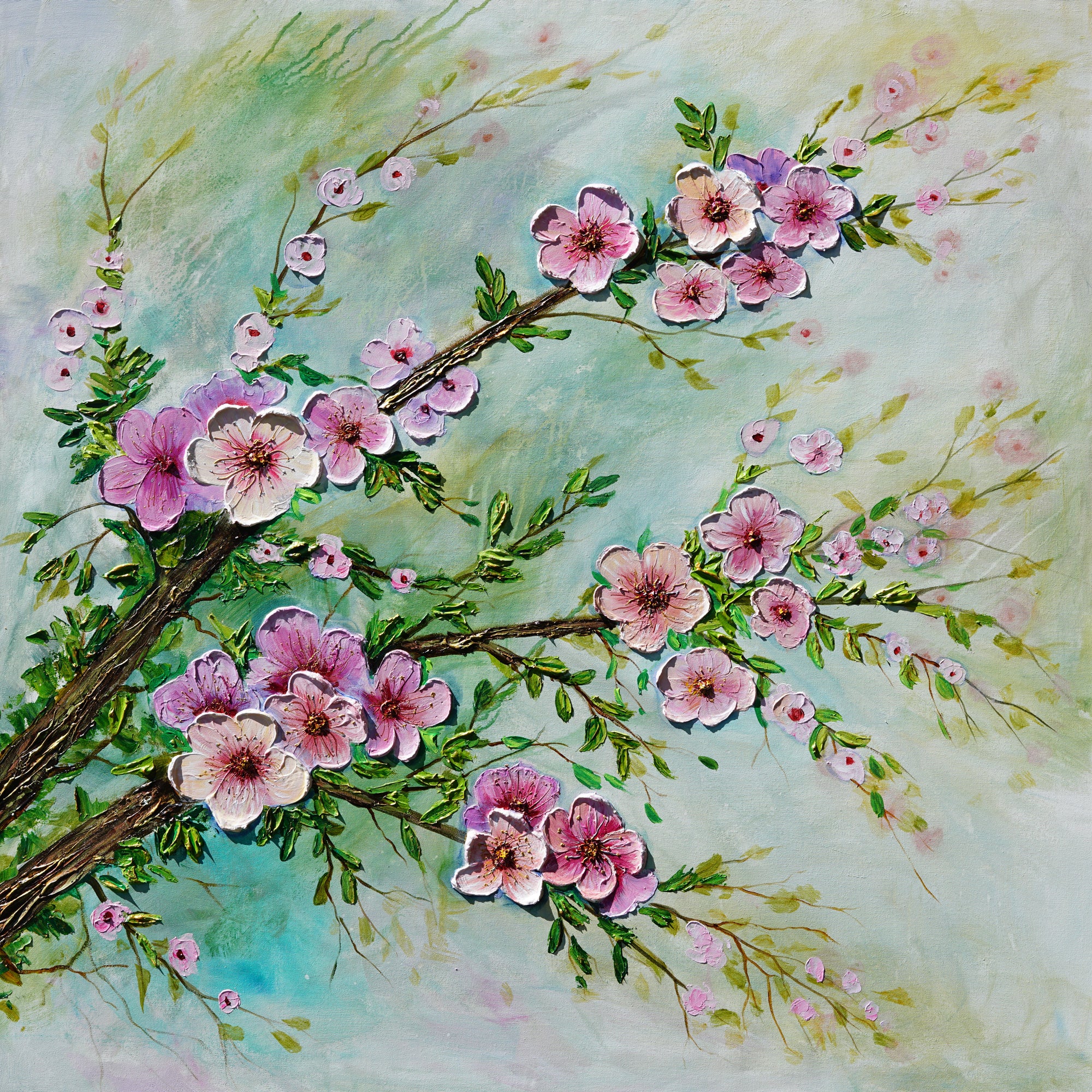 "Whispering Petals" – Original Painting