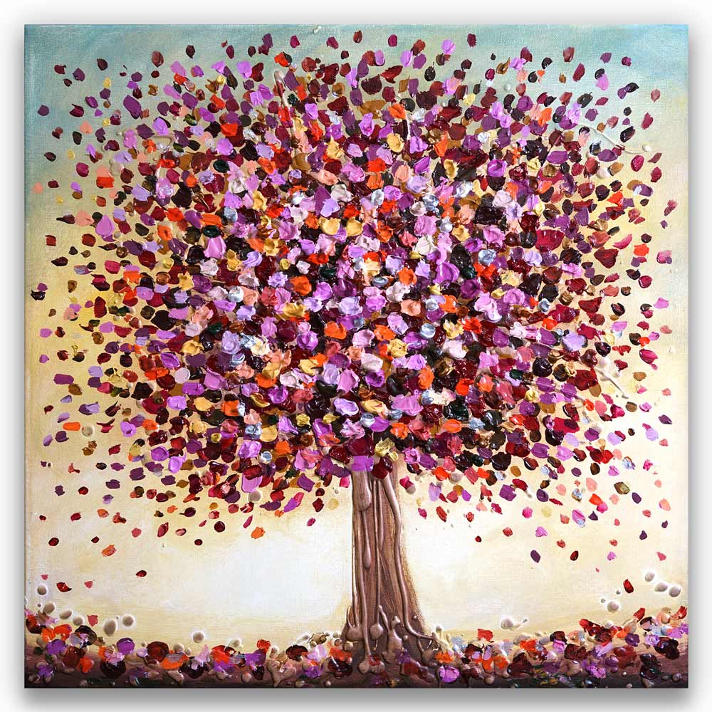 Blossoming Benevolence - Amanda Dagg's artwork depicting a tree