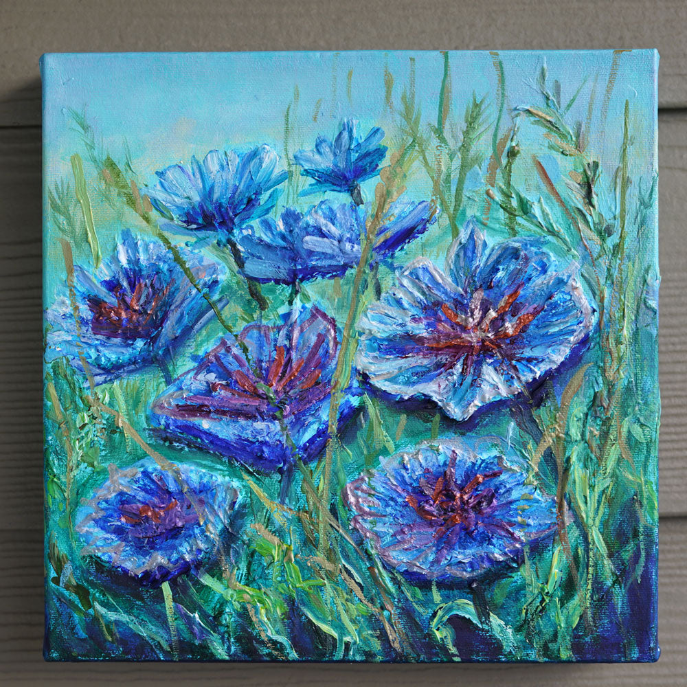 "Cornflowers" - Original Oil Painting  🔴 SOLD