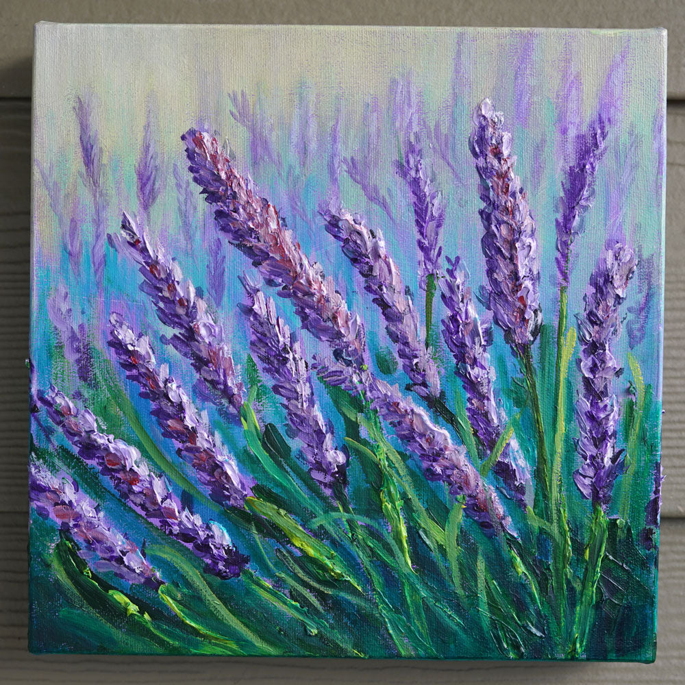 "Lush Lavender" - Original Oil Painting