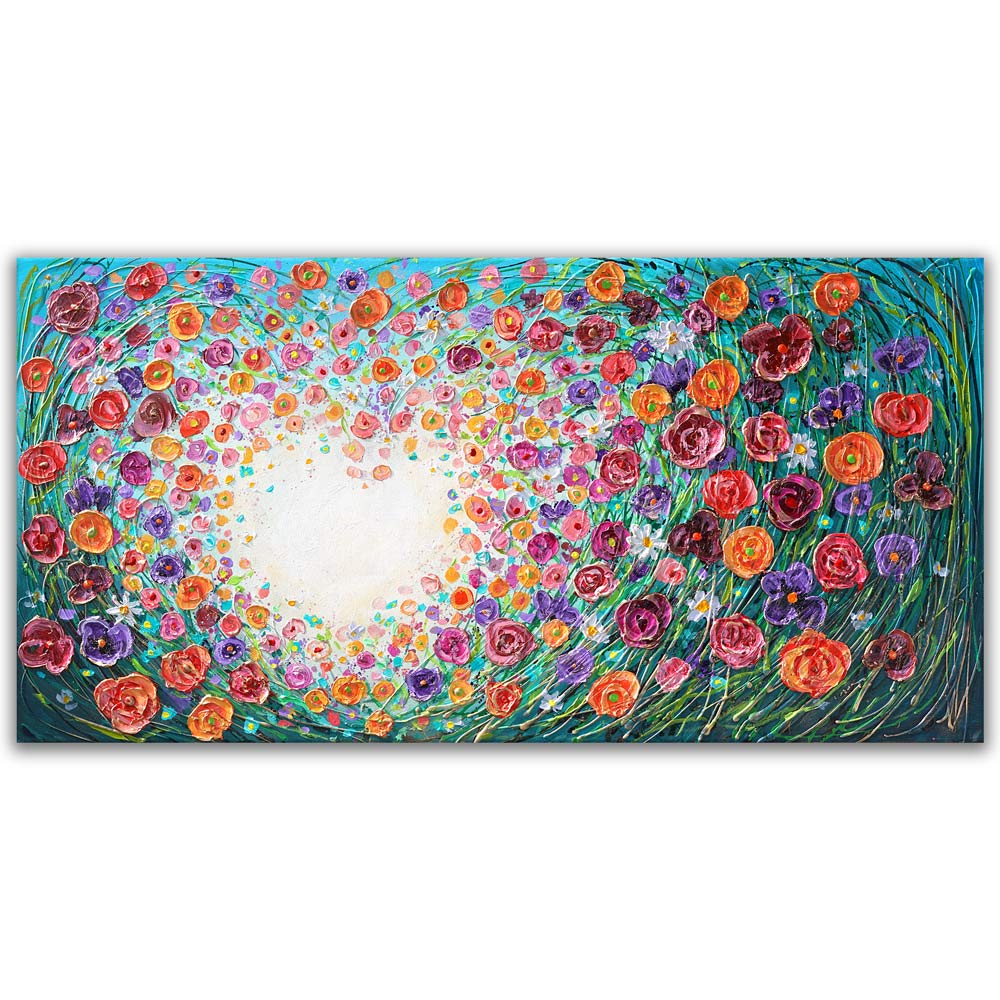 Flower Lover panoramic painting