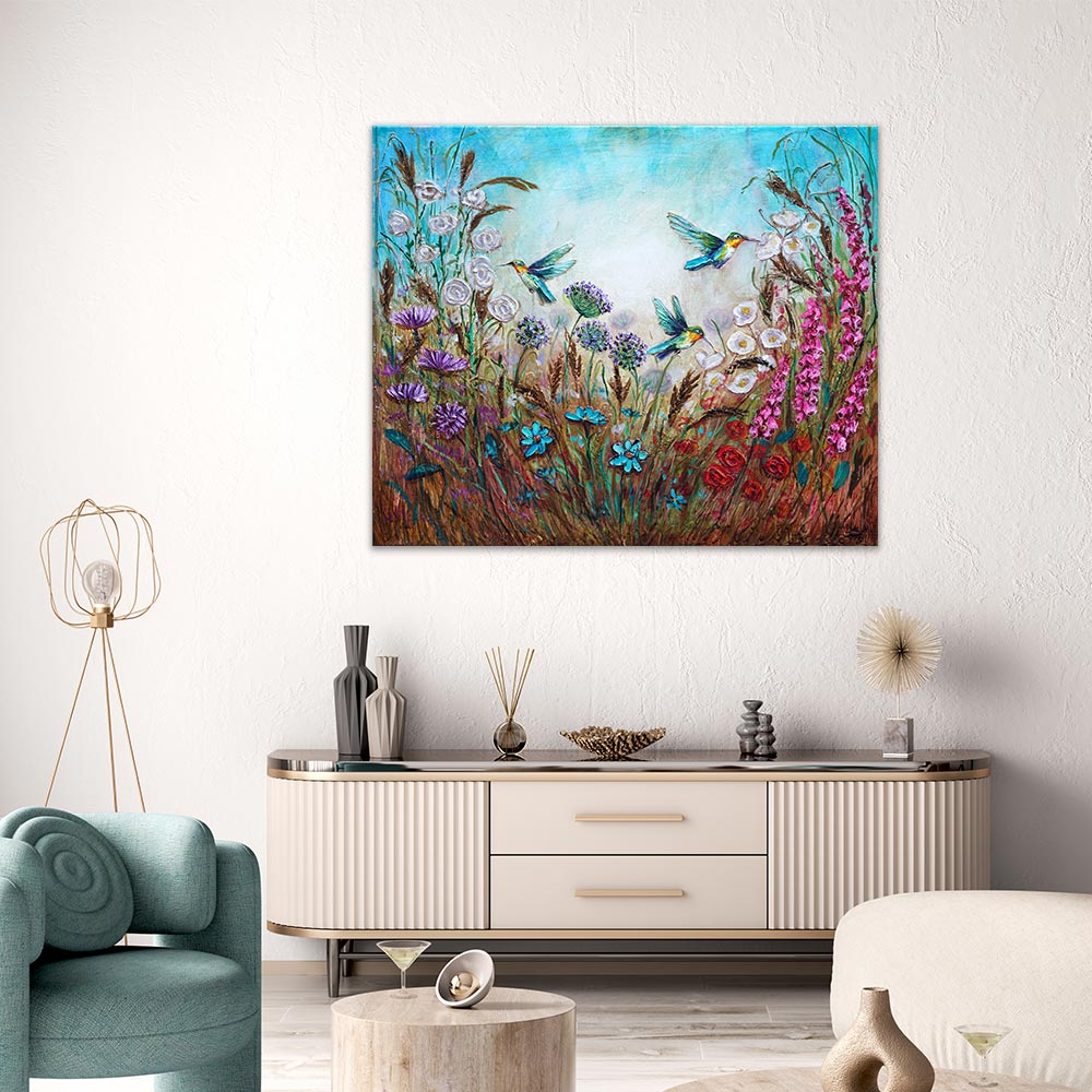 Garden of Grace painting in room