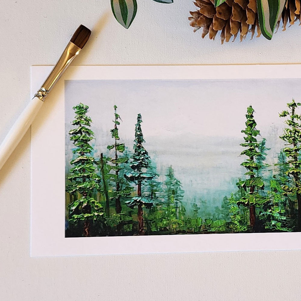 "Misty Wilderness" Fine Art Print
