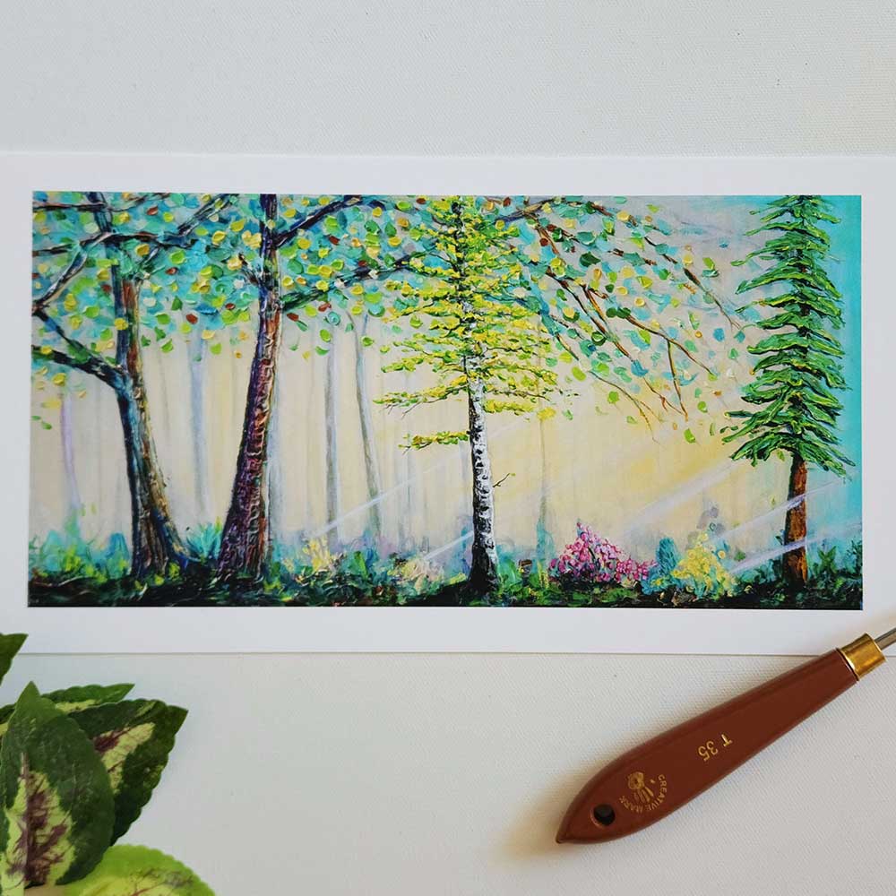 "Sunbeams in the Forest" Fine Art Print