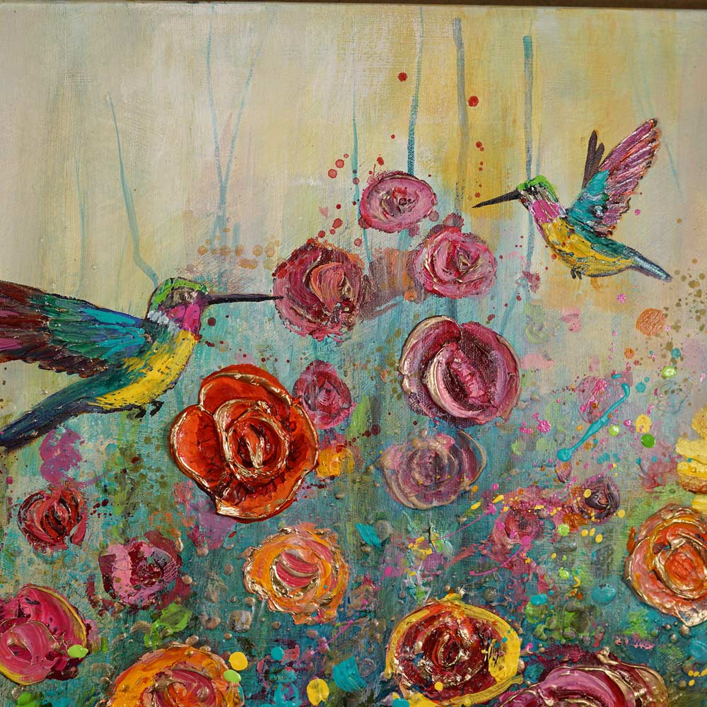 Nature's Harmony hummingbird detail